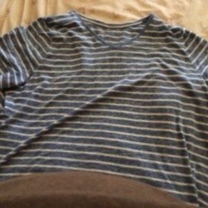 short sleeve striped top